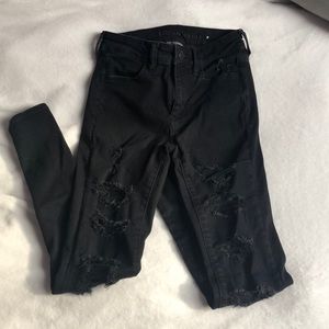 Black American eagle jeans